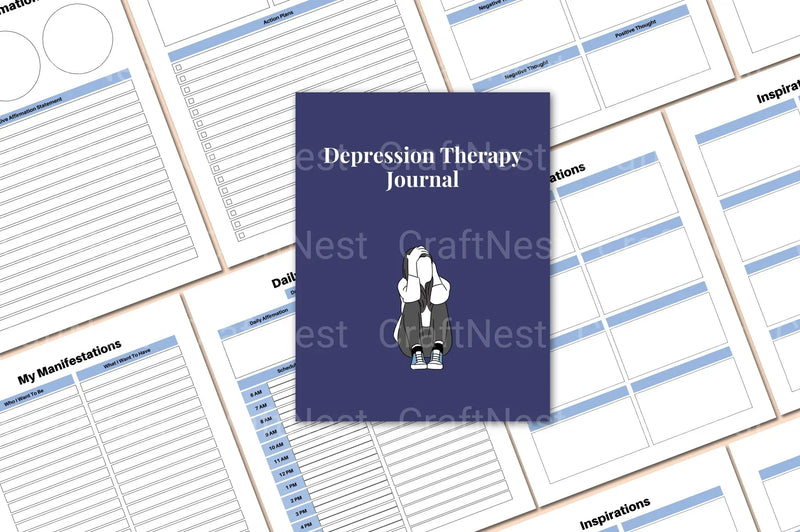 Effective Depression Therapy Techniques - CraftNest - Digital Crafting and Art