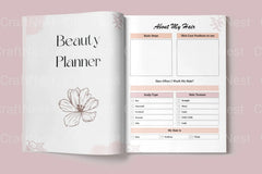 Beauty Planner Canva Template - CraftNest - Digital Crafting and Art