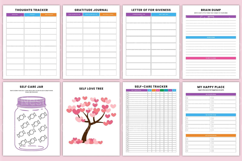 Self Care Growth Guide - CraftNest - Digital Crafting and Art