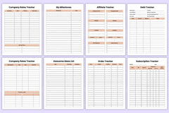 Online Business Workbook for Success - CraftNest - Digital Crafting and Art