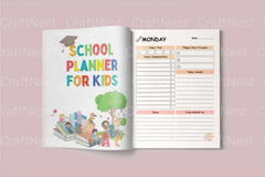 School Planner for Kids - CraftNest - Digital Crafting and Art