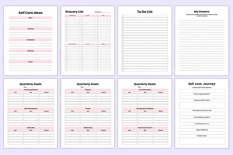 Self Care Wellness Guide - CraftNest - Digital Crafting and Art