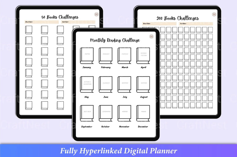 Reading Planner Guide - CraftNest - Digital Crafting and Art