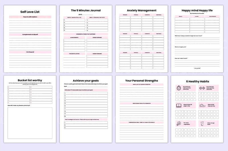 Self Care Wellness Guide - CraftNest - Digital Crafting and Art