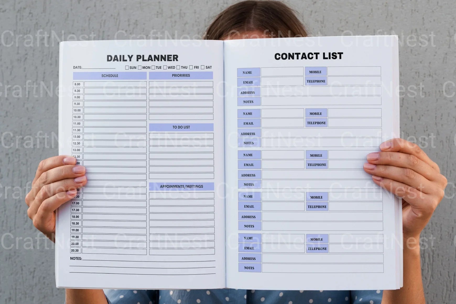 Office Tasks Planner - CraftNest - Digital Crafting and Art