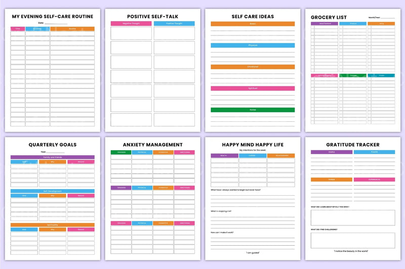 Self Discovery Workbook for Personal Growth - CraftNest - Digital Crafting and Art