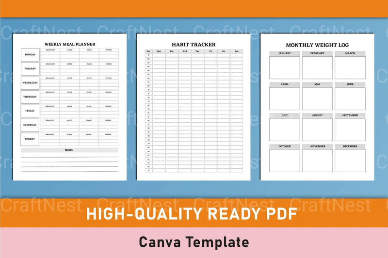 Weight Loss Tracker Tool - CraftNest - Digital Crafting and Art