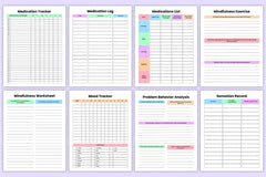 Therapy Healing Workbook for Personal Growth - CraftNest - Digital Crafting and Art