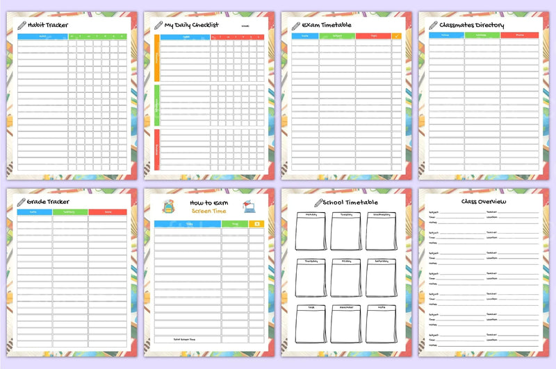 Academic Workbook for Kids - CraftNest - Digital Crafting and Art
