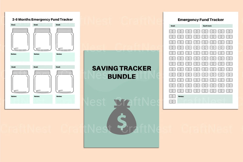 Efficient Saving Tracker for Budget Management - CraftNest - Digital Crafting and Art