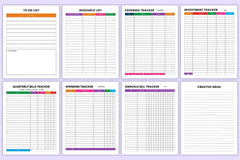 Business Management Organizer - CraftNest - Digital Crafting and Art