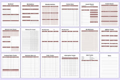 Ultimate Planner Sheets for Organization and Productivity - CraftNest - Digital Crafting and Art