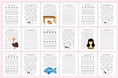 Preschool Alphabet Workbook for Early Learning - CraftNest - Digital Crafting and Art