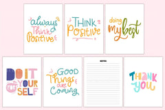 Kids Positive Affirmations Canva Template - CraftNest - Digital Crafting and Art