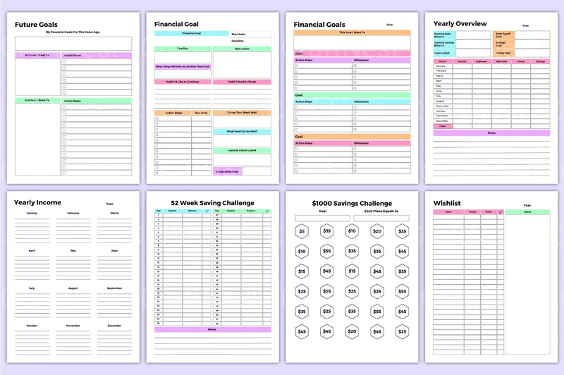 Financial Management Tracker Tool - CraftNest - Digital Crafting and Art