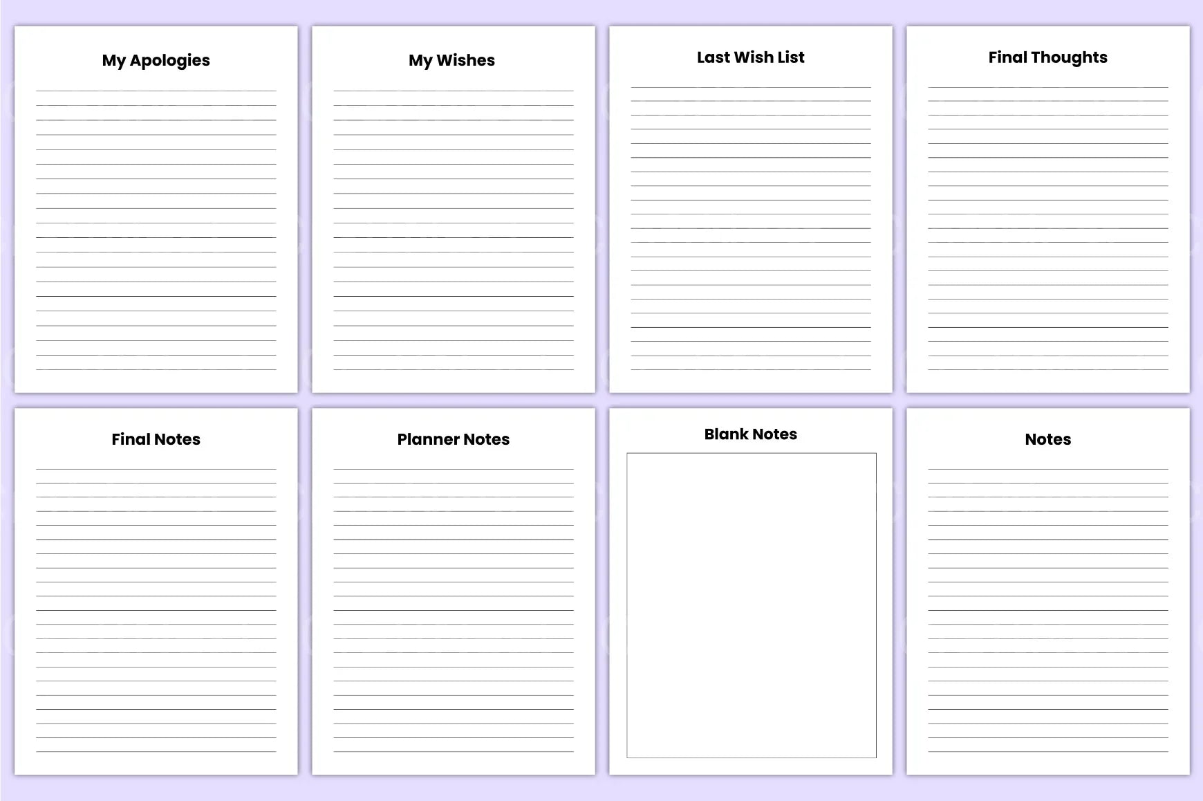 End of Life Planner Guide - CraftNest - Digital Crafting and Art