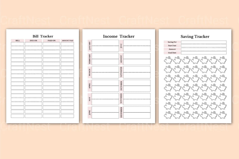 Household Planner for Efficient Home Management - CraftNest - Digital Crafting and Art
