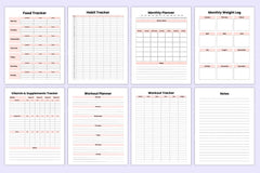 Weight Loss Planner for Effective Results - CraftNest - Digital Crafting and Art
