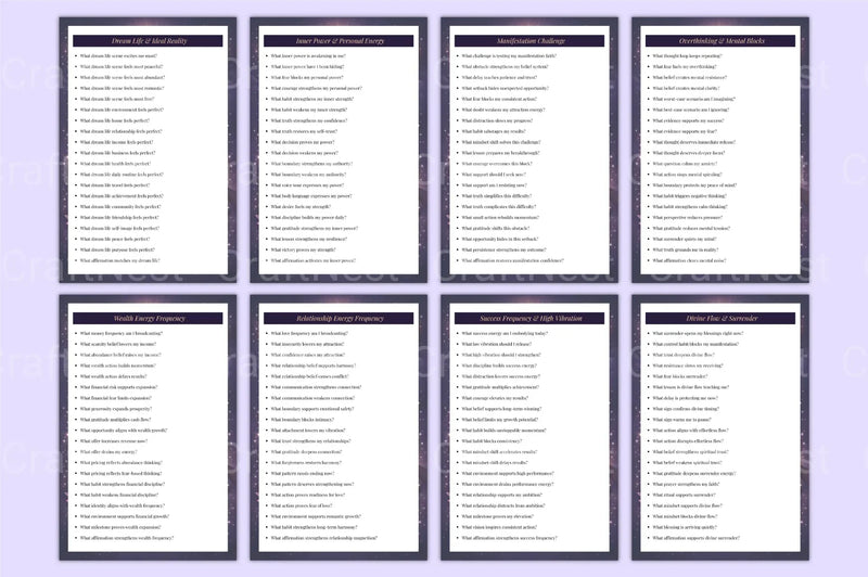 Manifestation Attraction Prompts for Success - CraftNest - Digital Crafting and Art