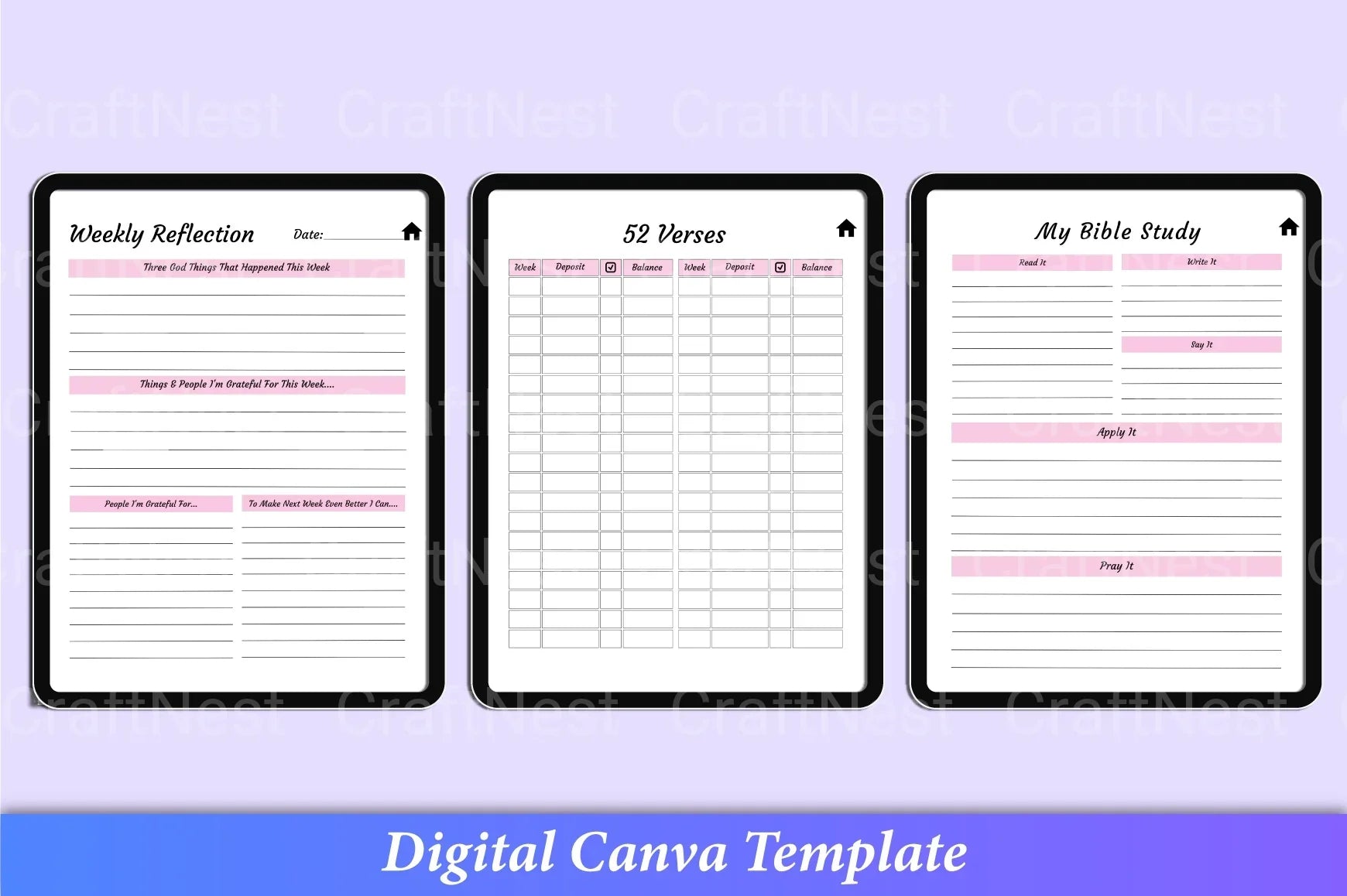 Bible Devotional Planner for Daily Inspiration - CraftNest - Digital Crafting and Art