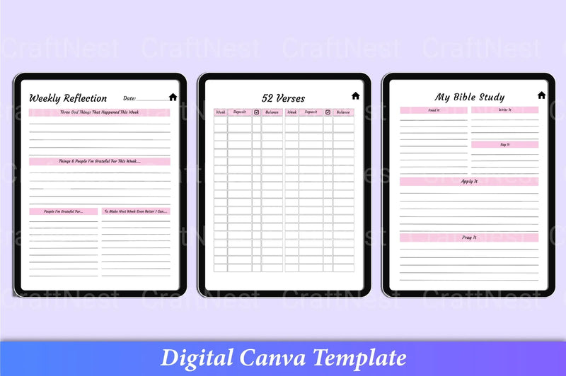 Bible Devotional Planner for Daily Inspiration - CraftNest - Digital Crafting and Art