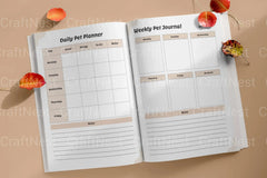 Pet Care Planner: Organize Your Pet's Needs - CraftNest - Digital Crafting and Art