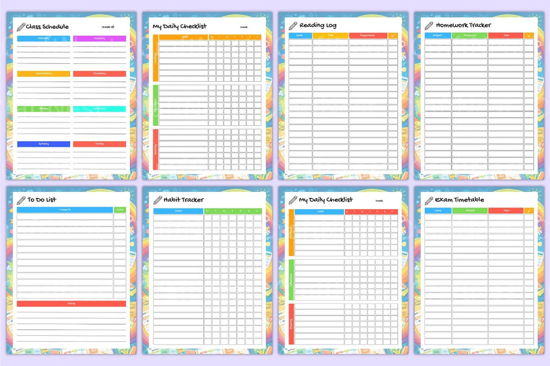 Academic Student Life Planner - CraftNest - Digital Crafting and Art