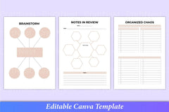 Travel Planner Canva Template Interior - CraftNest - Digital Crafting and Art