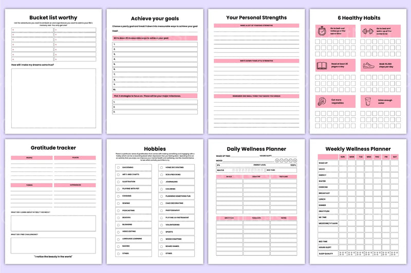 Self Care Wellness Guide - CraftNest - Digital Crafting and Art