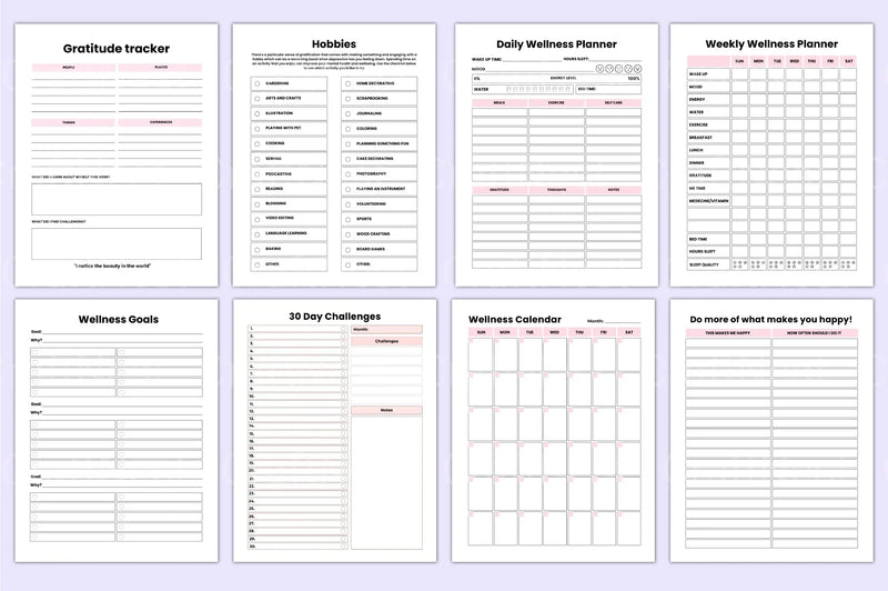 Self Care Wellness Guide - CraftNest - Digital Crafting and Art