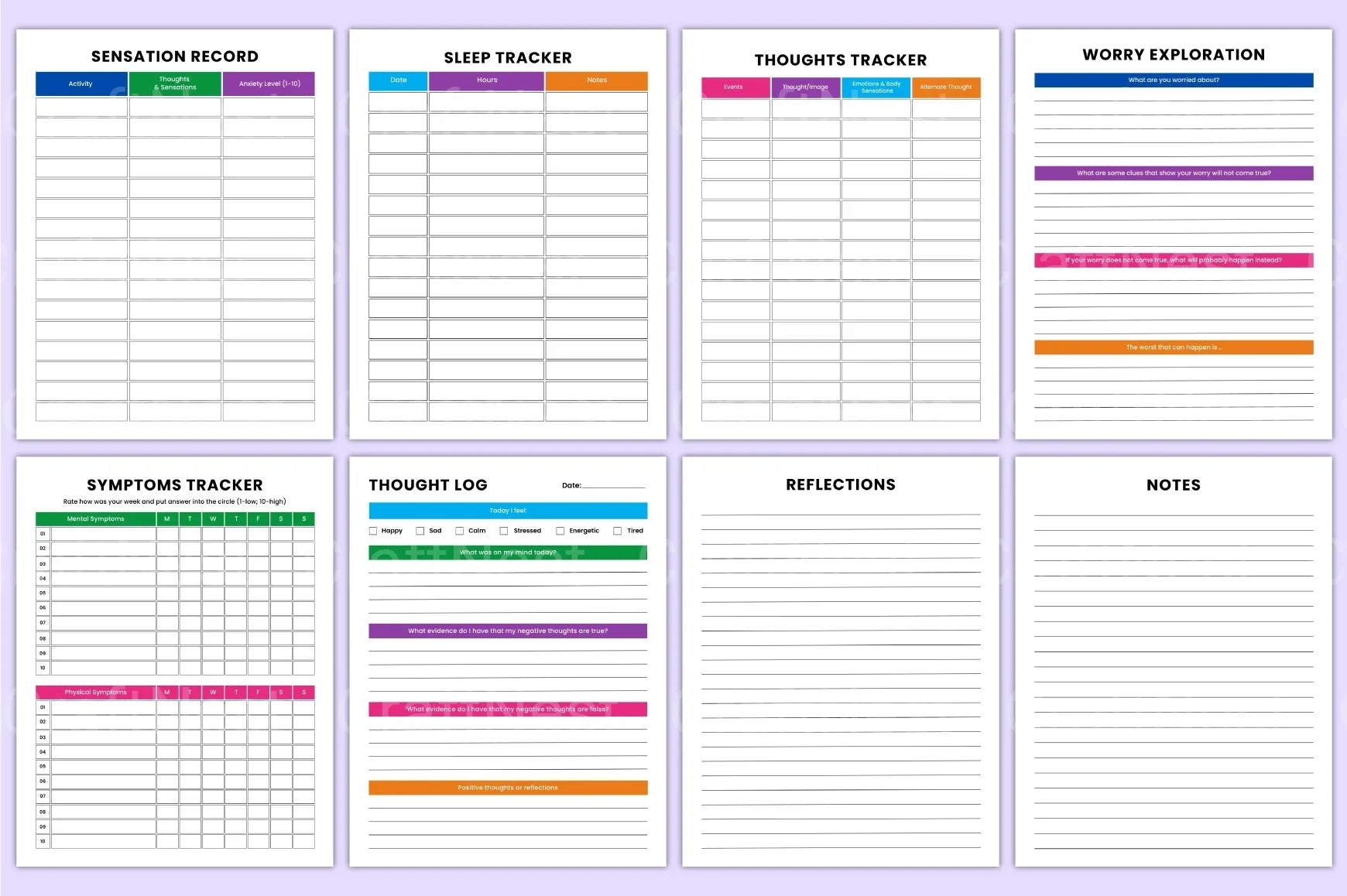Mental Health Workbook for Personal Growth - CraftNest - Digital Crafting and Art