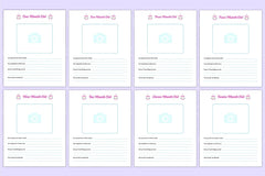 Baby Memory Book: Cherish Every Milestone - CraftNest - Digital Crafting and Art