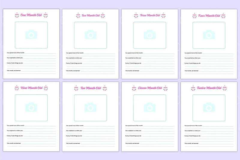 Baby Memory Book: Cherish Every Milestone - CraftNest - Digital Crafting and Art
