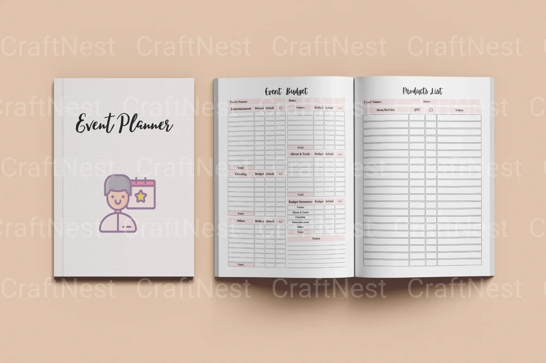 Event Planner Services - CraftNest - Digital Crafting and Art
