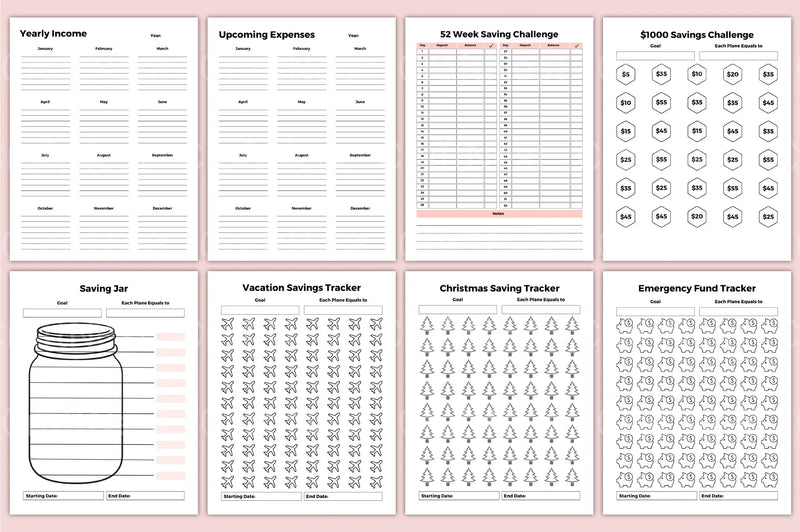 Budget Expense Tracker Tool - CraftNest - Digital Crafting and Art
