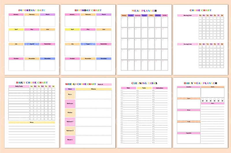 ADHD Planner for Kids: Boost Focus & Organization - CraftNest - Digital Crafting and Art