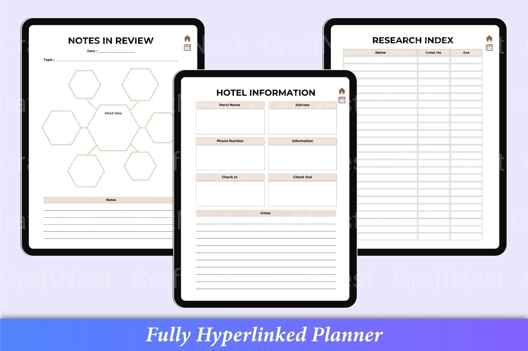 Travel Planner Guide - CraftNest - Digital Crafting and Art