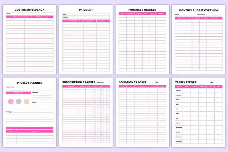Girl Boss Organizer: Empower Your Workspace - CraftNest - Digital Crafting and Art