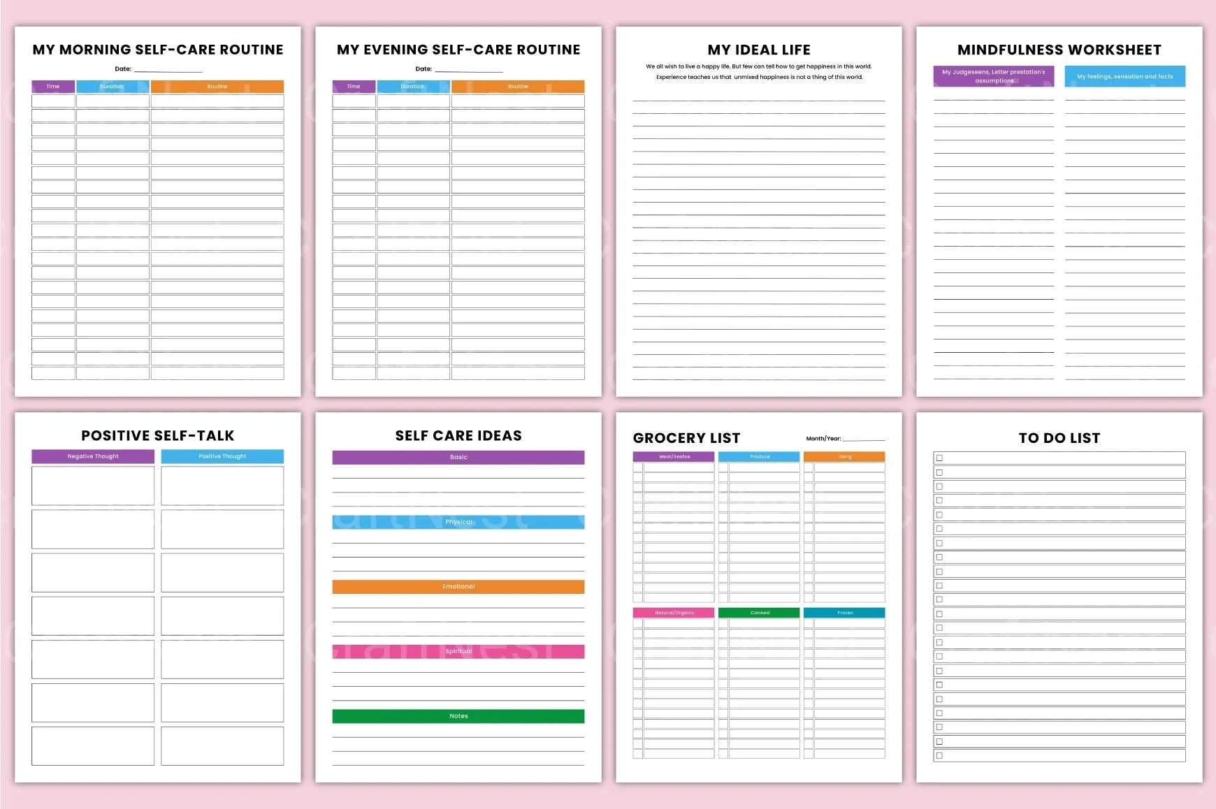 Self Care Growth Guide - CraftNest - Digital Crafting and Art