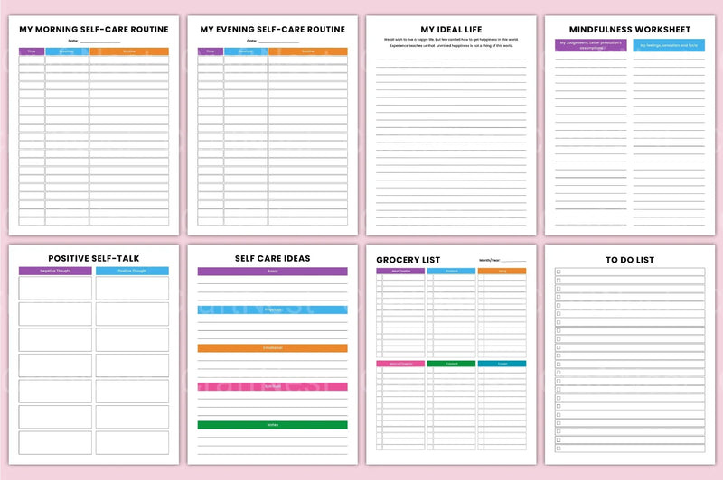 Self Care Growth Guide - CraftNest - Digital Crafting and Art