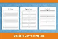 Witchy Planner Canva Template - CraftNest - Digital Crafting and Art