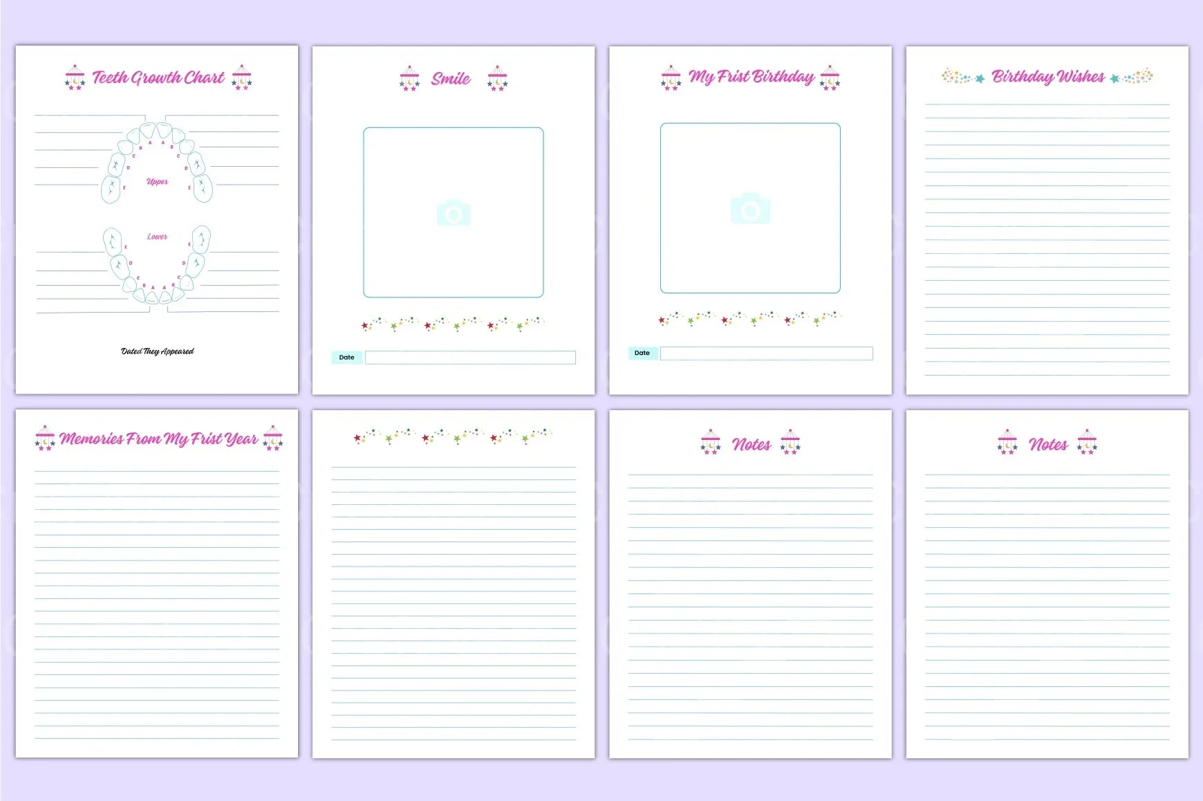 Baby Memory Book: Cherish Every Milestone - CraftNest - Digital Crafting and Art