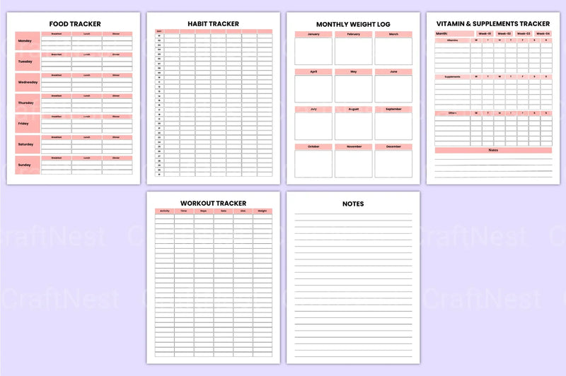 Health and Fitness Guide - CraftNest - Digital Crafting and Art