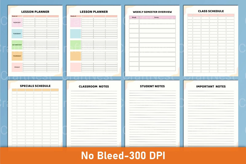 Student Planner Canva Template - CraftNest - Digital Crafting and Art