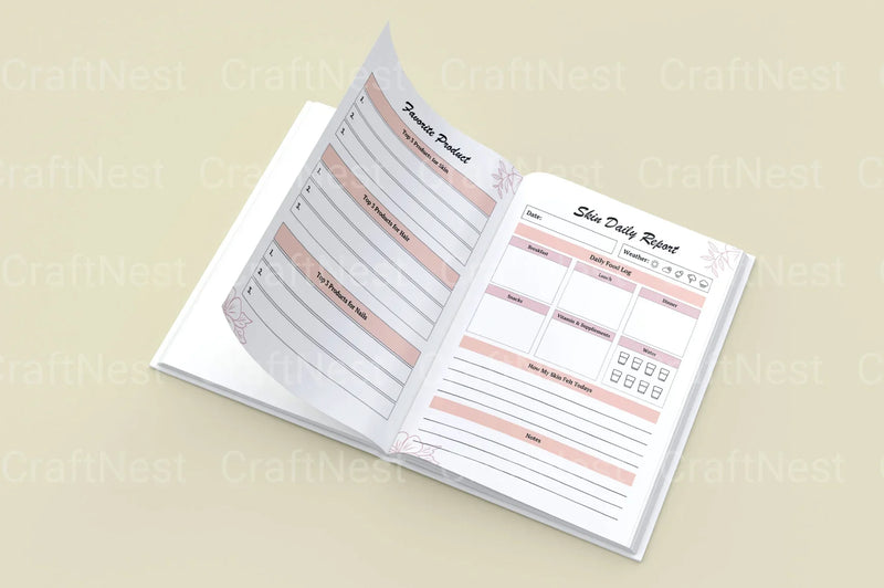 Beauty Planner Canva Template - CraftNest - Digital Crafting and Art