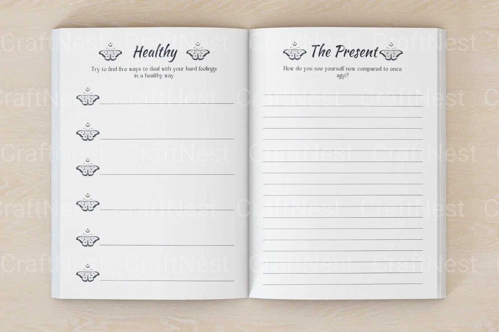 Shadow Work Workbook Guide - CraftNest - Digital Crafting and Art