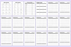 Ultimate Planner Sheets for Organization and Productivity - CraftNest - Digital Crafting and Art