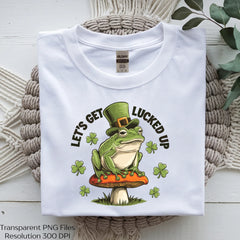 St Patrick's Day Frog Shamrock Lucky SVG Bundle - CraftNest - Digital Crafting and Art