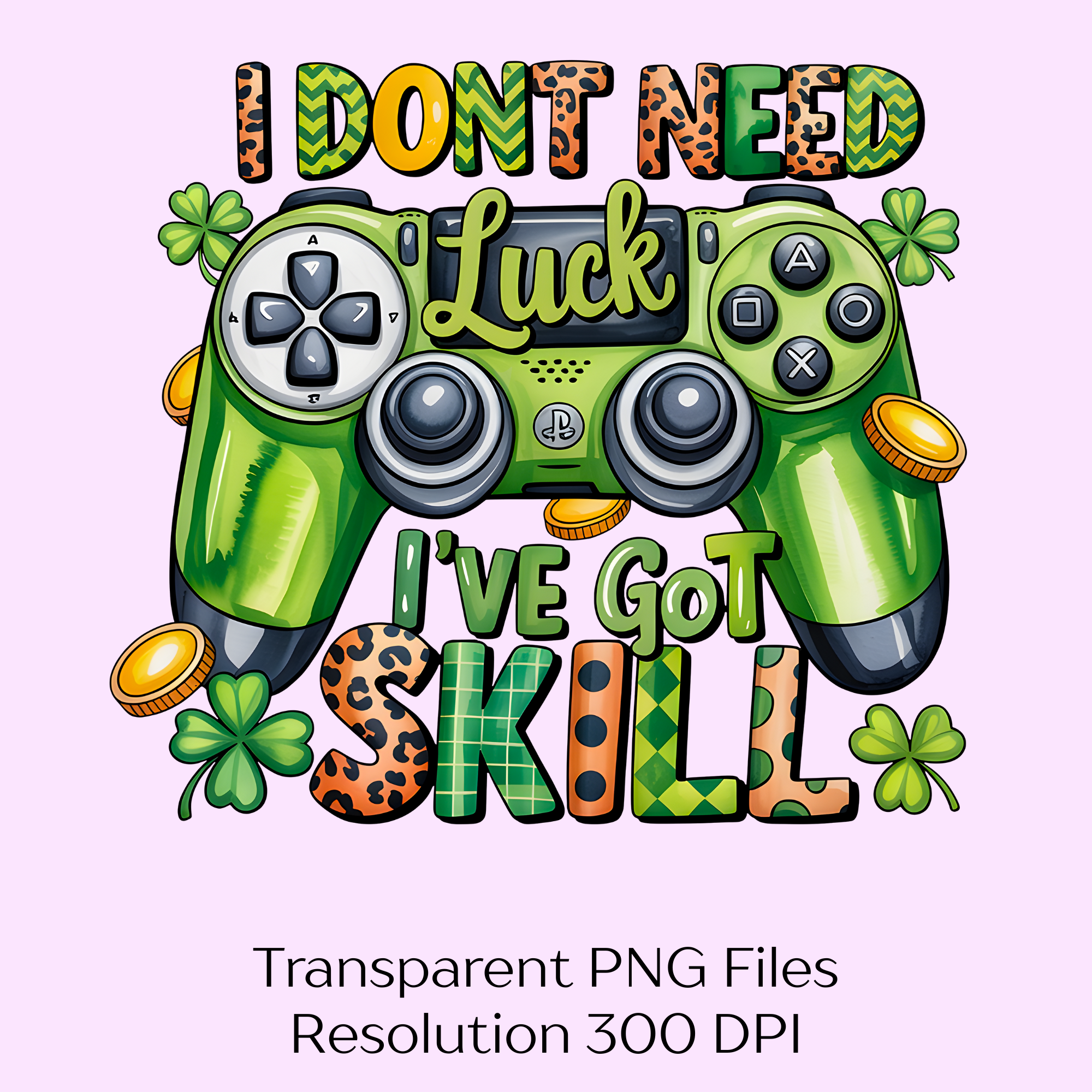 Don’t Need Luck, Got Skill Clipart Bundle - CraftNest - Digital Crafting and Art