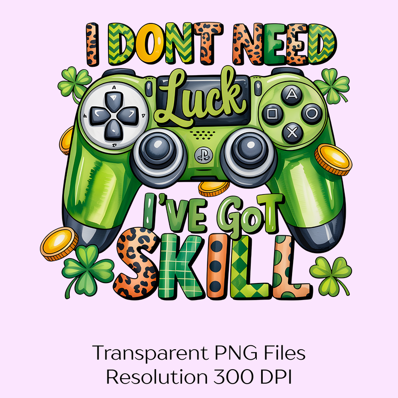 Don’t Need Luck, Got Skill Clipart Bundle - CraftNest - Digital Crafting and Art